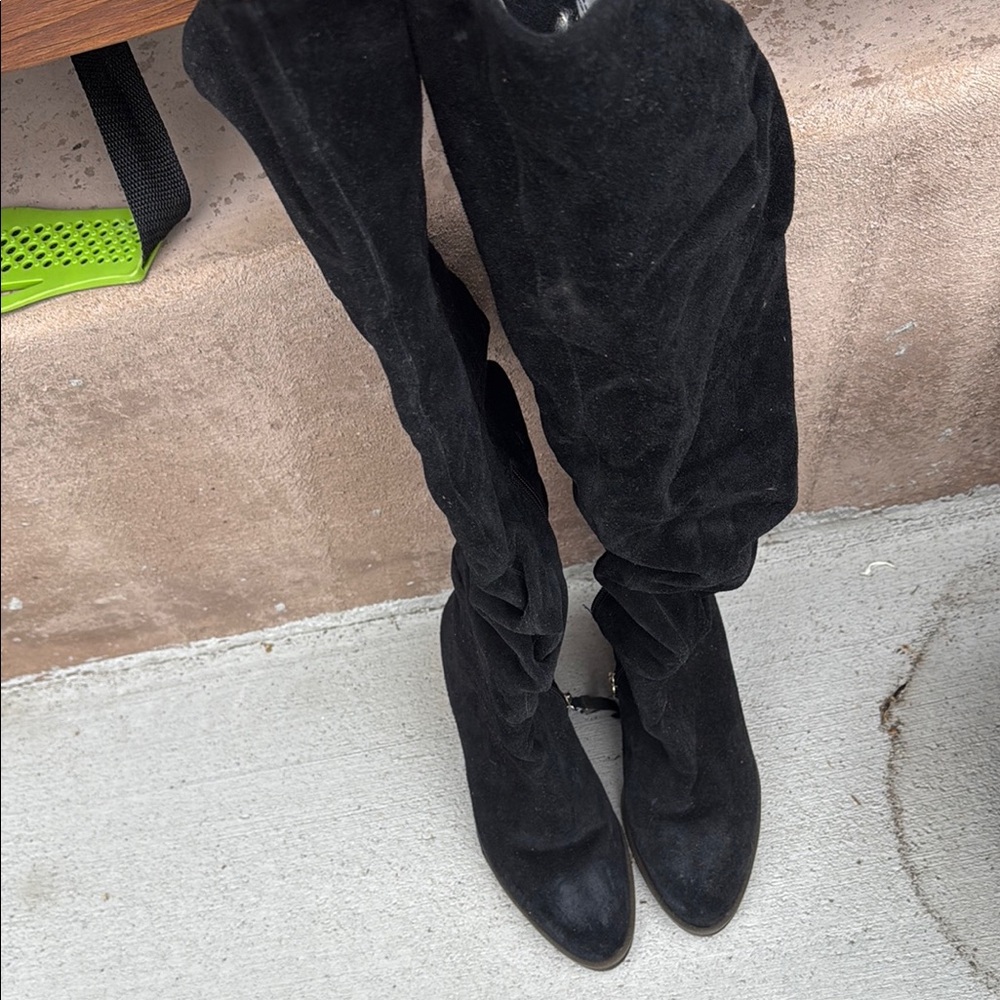 Dr. Scholl's Black Over the Knee Boots Size 6